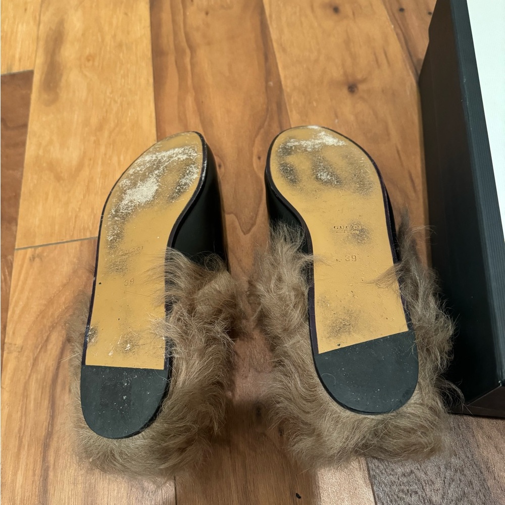 GUCCI Women's Princetown Toe Mules - Picture 6 of 7